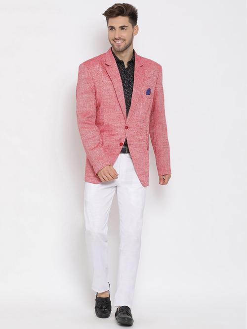 red solid single breasted suit - 17718915 - Very Small Image - 1