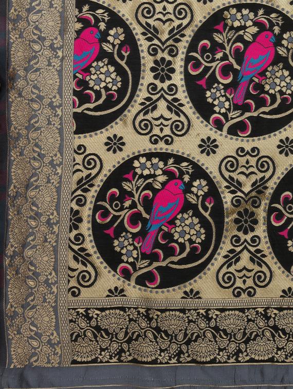 women's banarasi saree - 17719303 - Zoom Image - 3