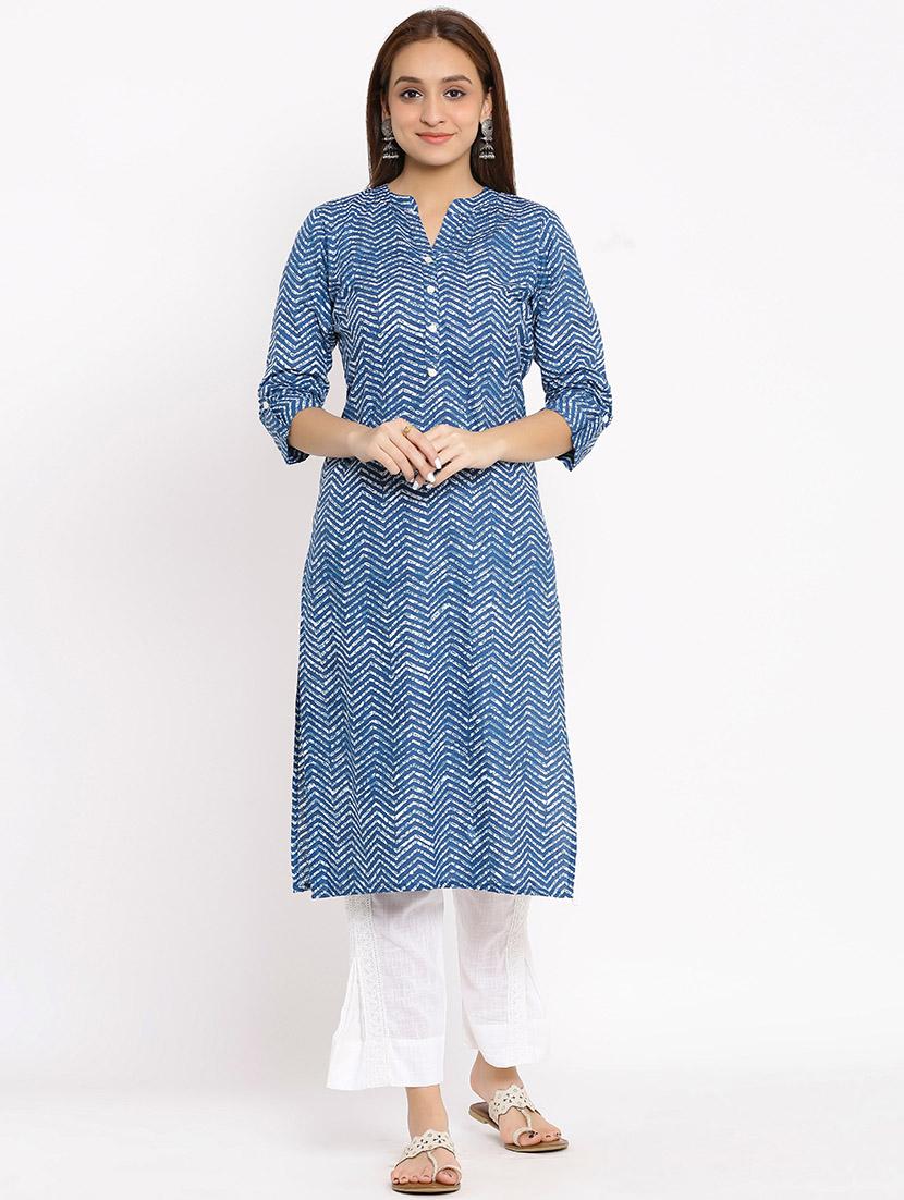 women's straight kurta - 17727234 - Zoom Image - 0