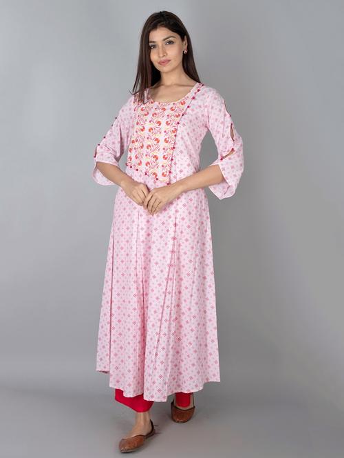 women's flared kurta - 17727252 - Standard Image - 0