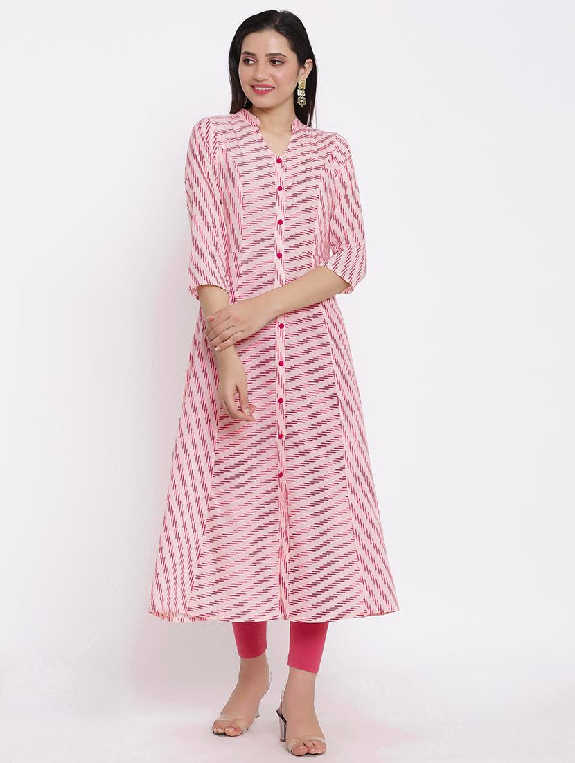 women's front slit kurta - 17727283 -  Standard Image - 1