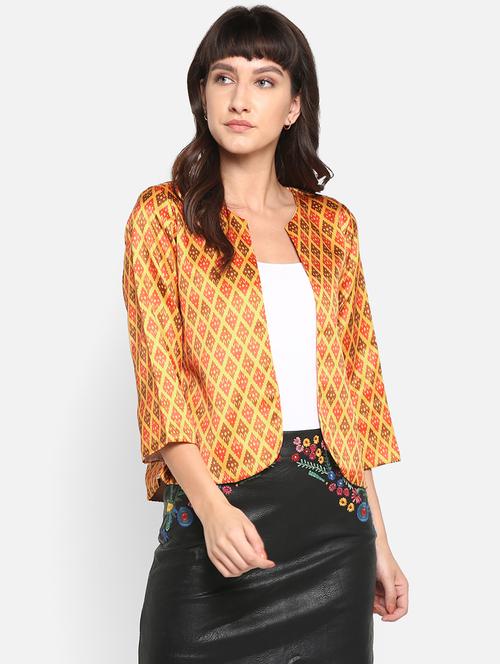 multi colored viscose jacket - 17733714 - Very Small Image - 1