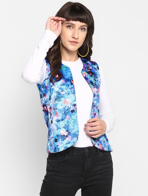 blue viscose jacket - 17733728 - Very Small Image - 1