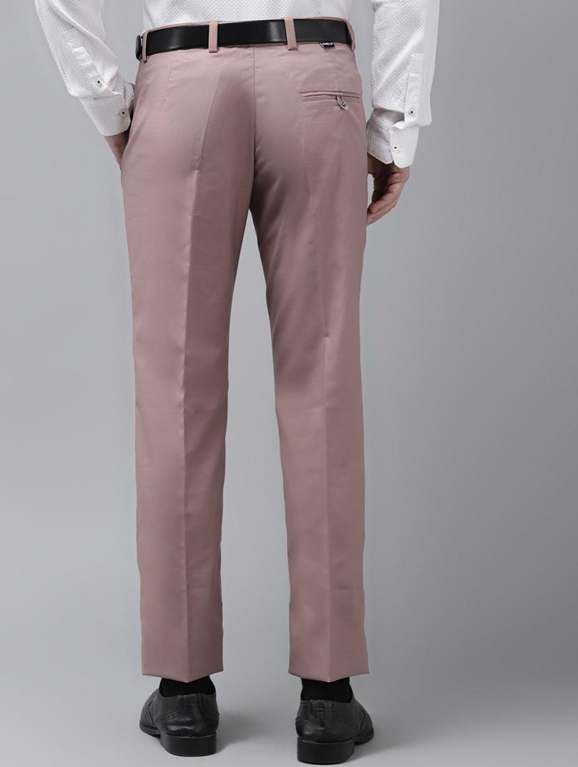 rosewater solid flat front formal trouser - 17733819 - Standard Image - 2
