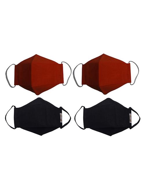 multi colored cotton antipollution women mask - 17733855 - Very Small Image - 1