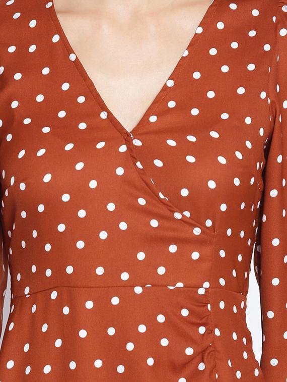 women's layered self design dress - 17735923 - Standard Image - 4