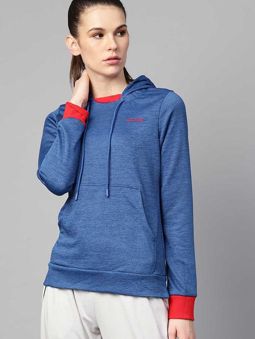 hooded neck solid sweatshirt  - 17749861 - Very Small Image - 1