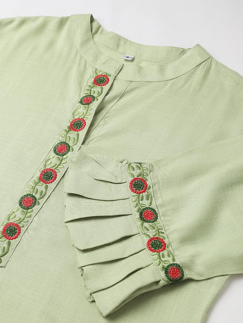 women's straight kurta - 17755170 - Standard Image - 4