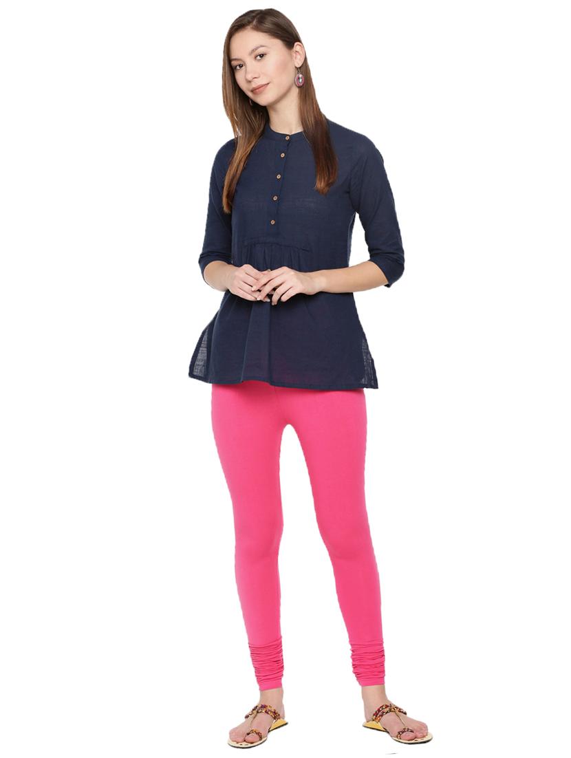 pink solid legging - 17778059 - Standard Image - 3