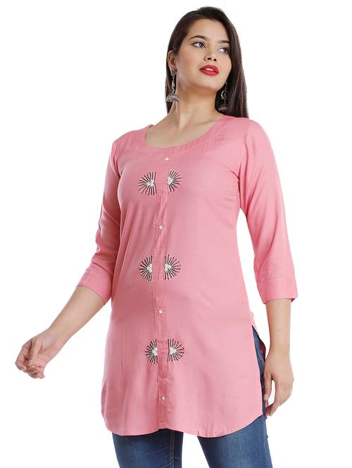 embellished straight kurti - 17779235 - Very Small Image - 1