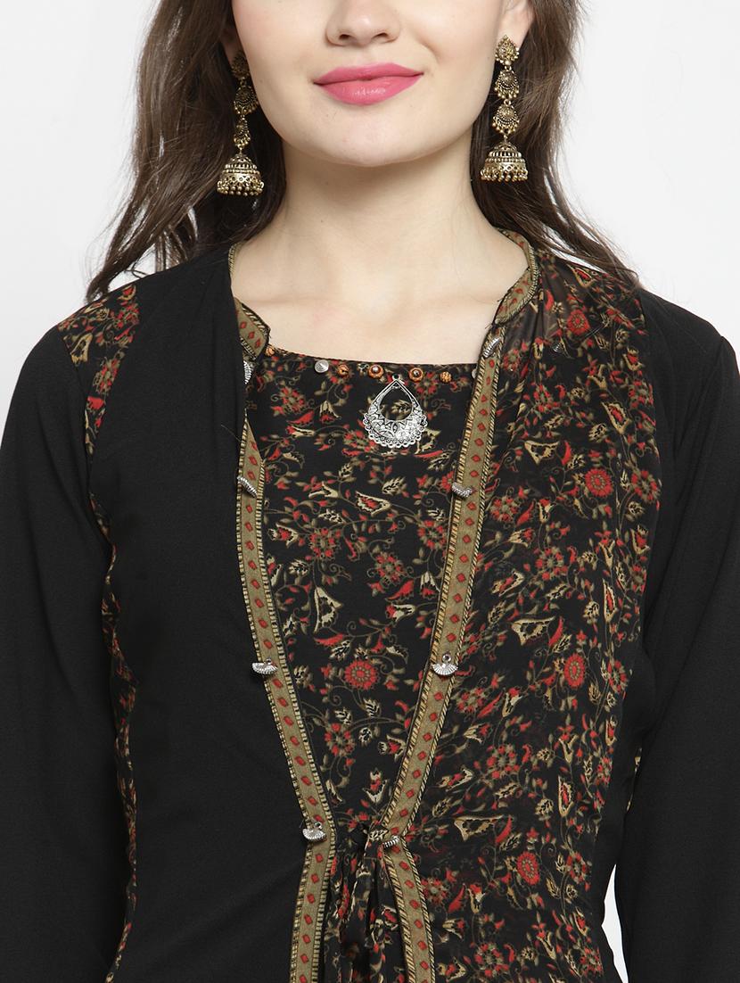 women's layered kurta - 17808966 - Standard Image - 4