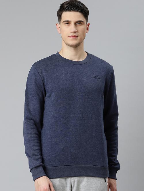 navy blue solid sweatshirt - 17820671 - Very Small Image - 1