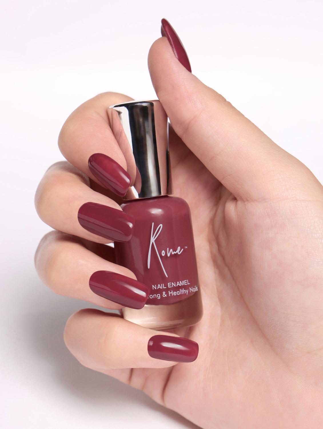 set of 3 strong & healthy nail enamel (punch pink, shimmer blue & rosewood) - 17832196 - Standard Image - 3