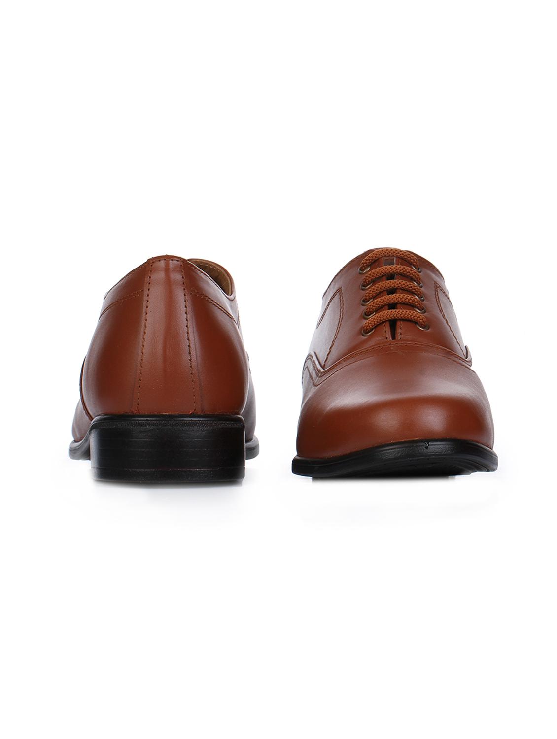 brown leather lace up shoes - 17849339 - Standard Image - 3