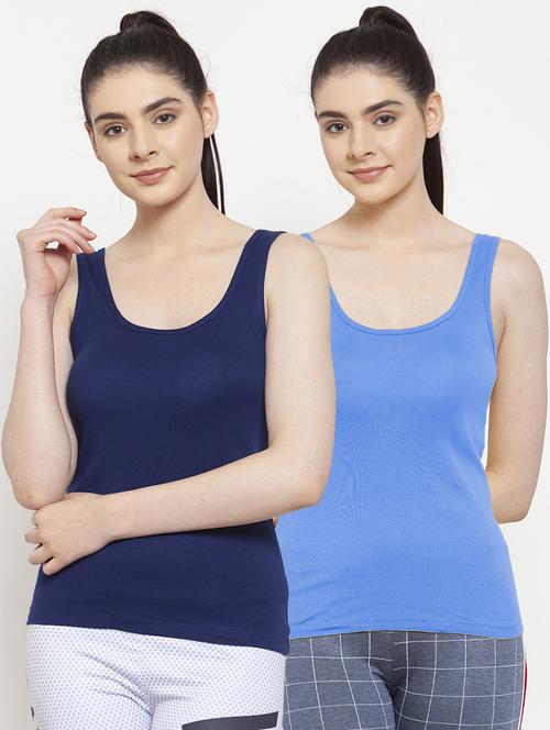 set of 2 scoop neck solid camisole - 17851314 - Very Small Image - 1