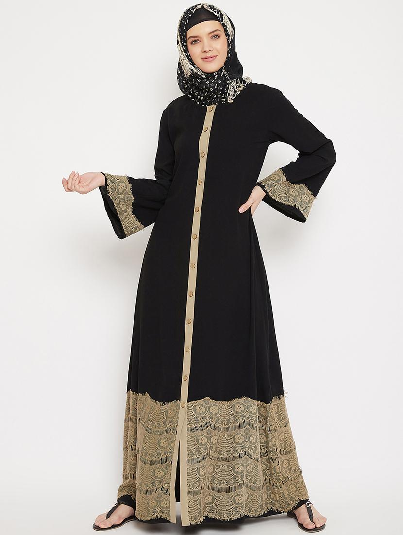 solid a-line cloaks & abaya