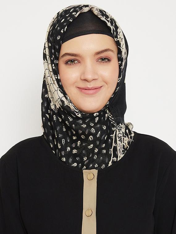 solid a-line cloaks & abaya - 17906757 - Standard Image - 3