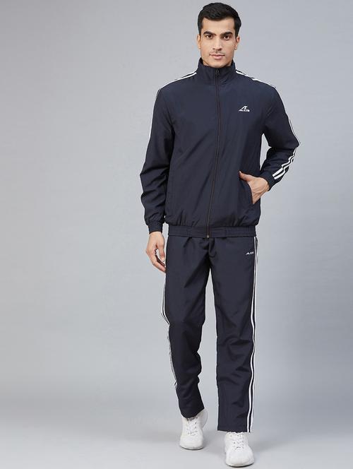 navy blue side striped track suit - 17922402 - Very Small Image - 1