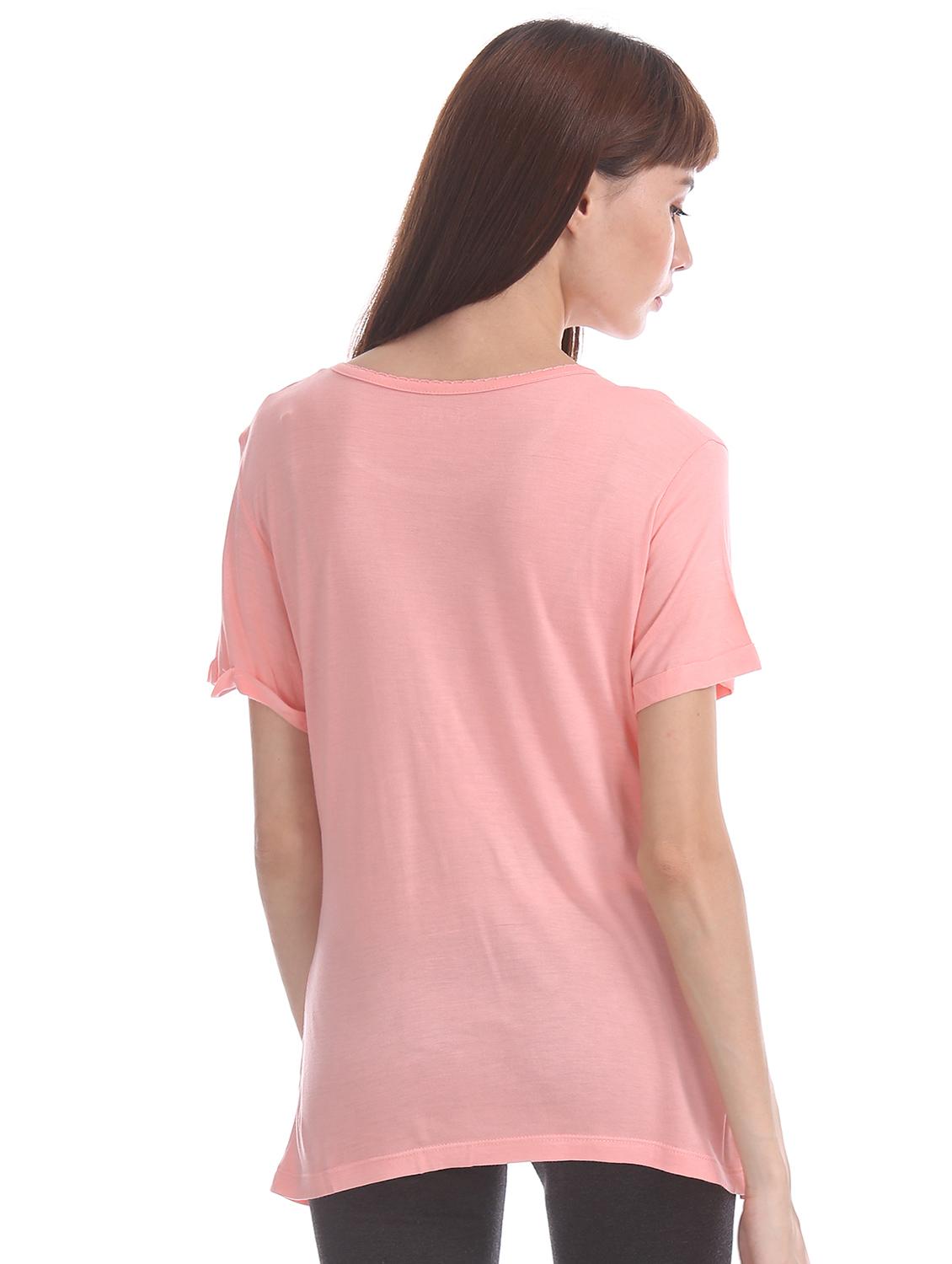 women's straight round neck top - 17935561 - Zoom Image - 2