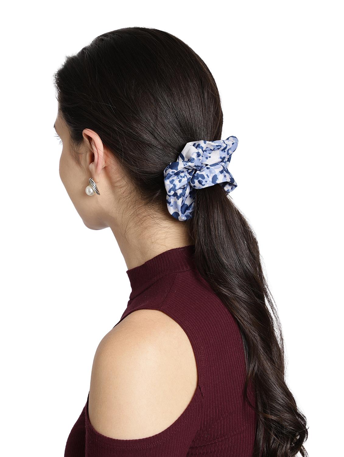 printed viscose headband and scrunchy combo pack - 17987255 - Standard Image - 6