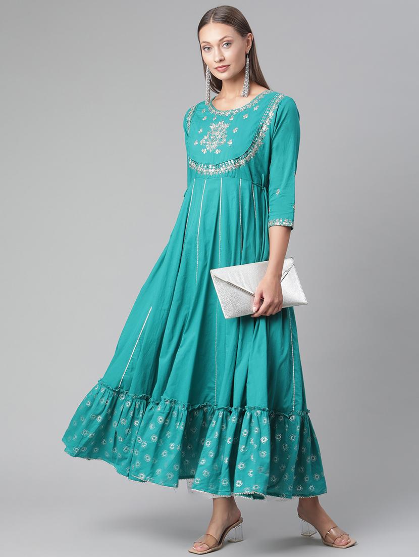 women's flared kurta - 17997496 - Standard Image - 3