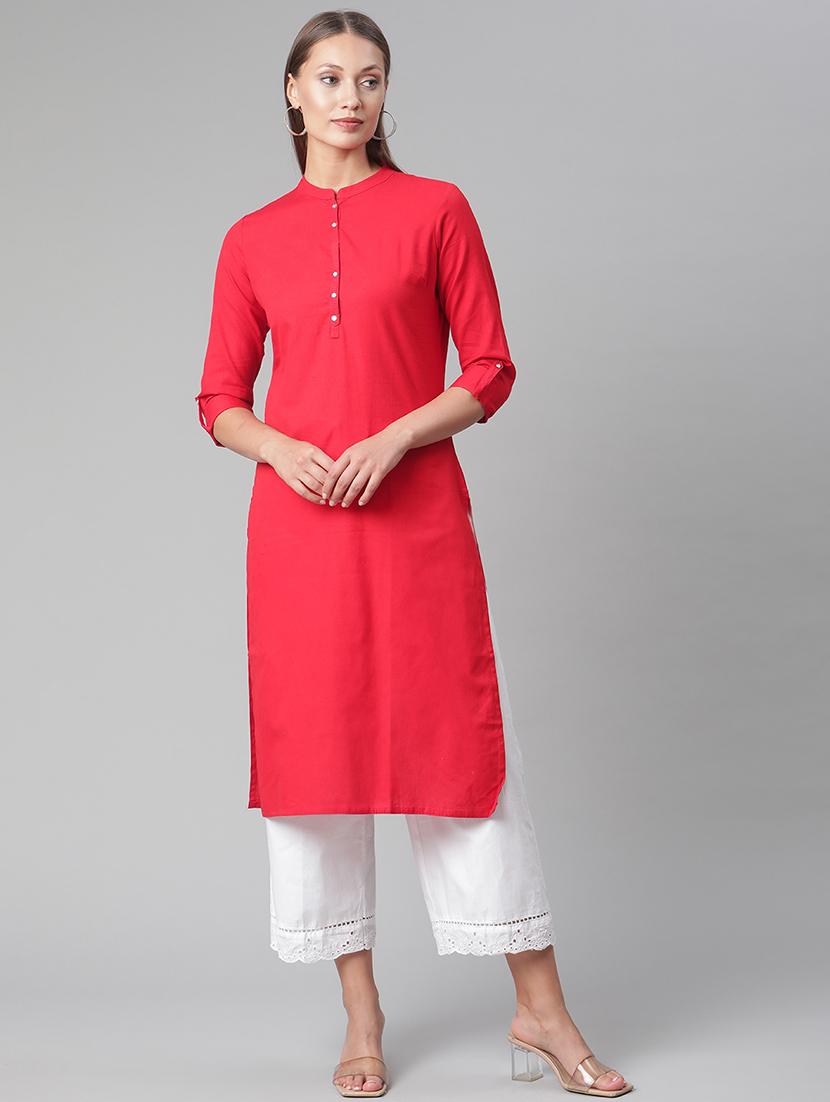 women's straight kurta - 17997507 -  Zoom Image - 0