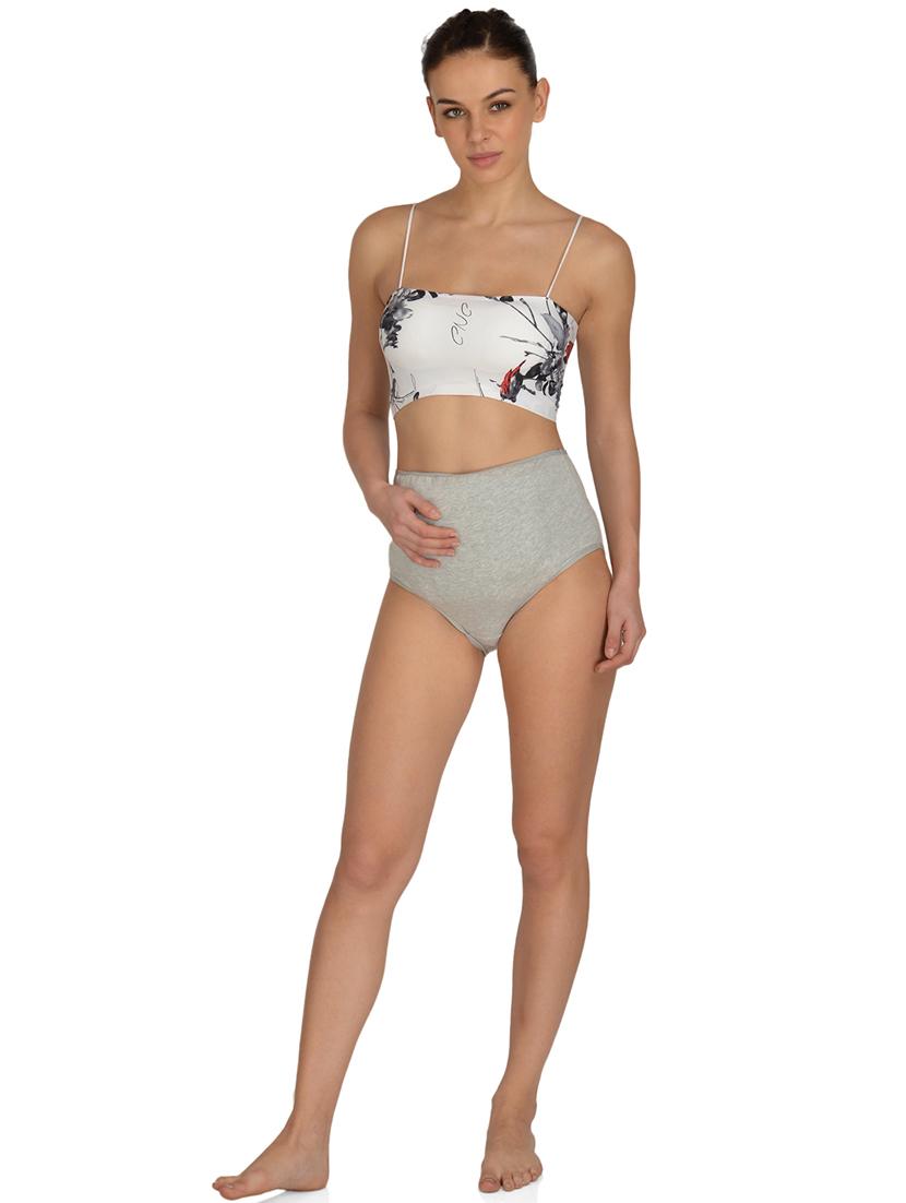 grey solid hipster panty - 17997811 - Standard Image - 3
