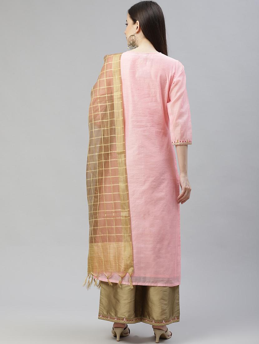 pink solid suit set - 18018909 - Zoom Image - 2