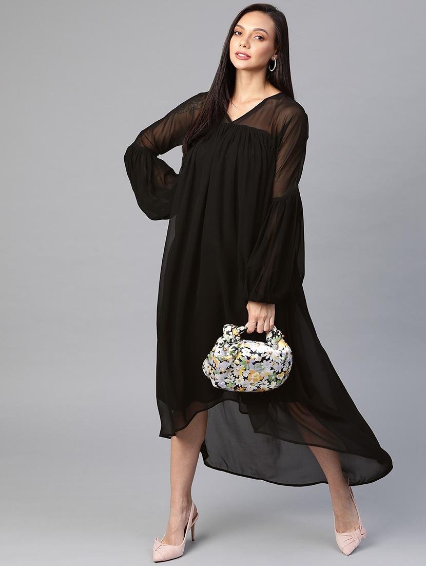 women's high low solid dress - 18024256 - Zoom Image - 3