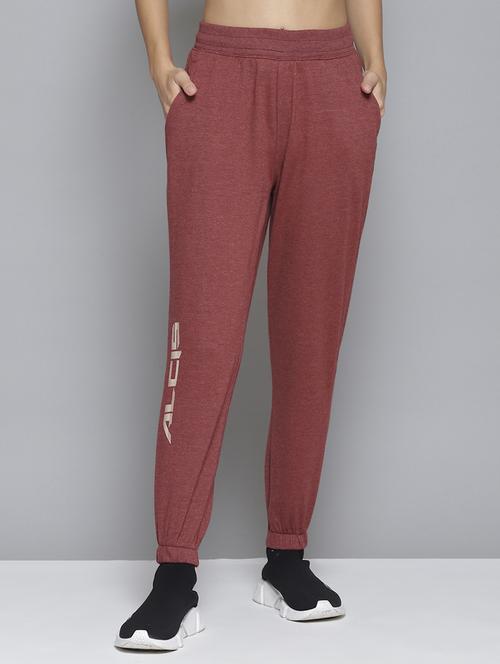 mid rise printed track pant - 18025714 - Very Small Image - 1