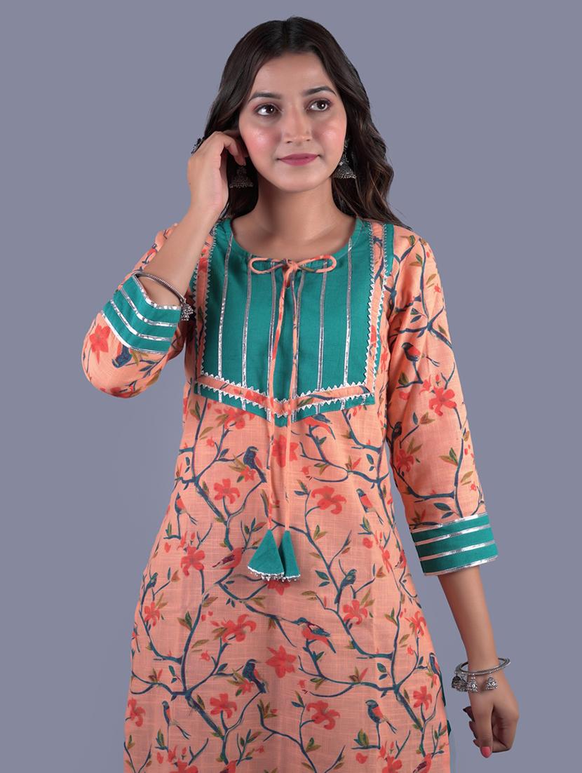women's straight kurta - 18041160 - Standard Image - 4
