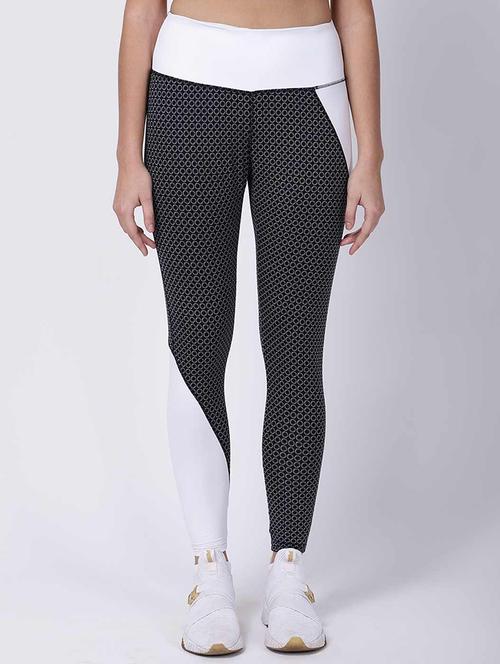 mid rise color block legging - 18041495 - Very Small Image - 1