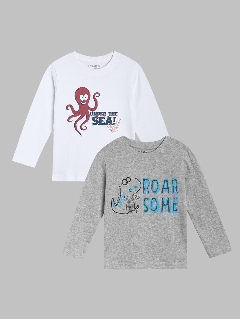 set of 2 graphic t-shirt - 18042002 - Zoom Image - 0