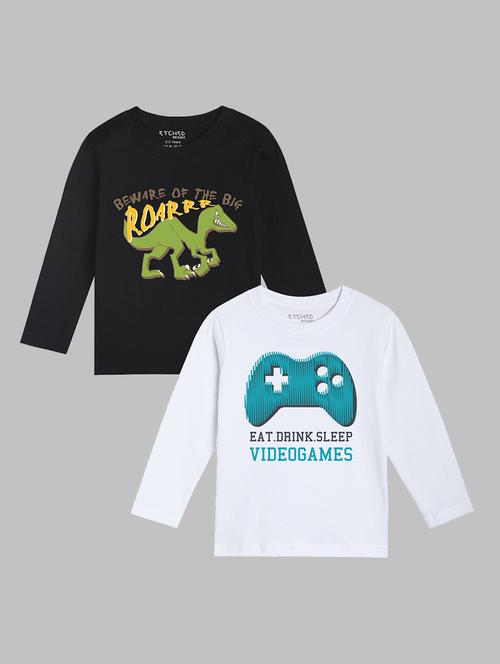 set of 2 graphic t-shirt - 18042004 - Standard Image - 0