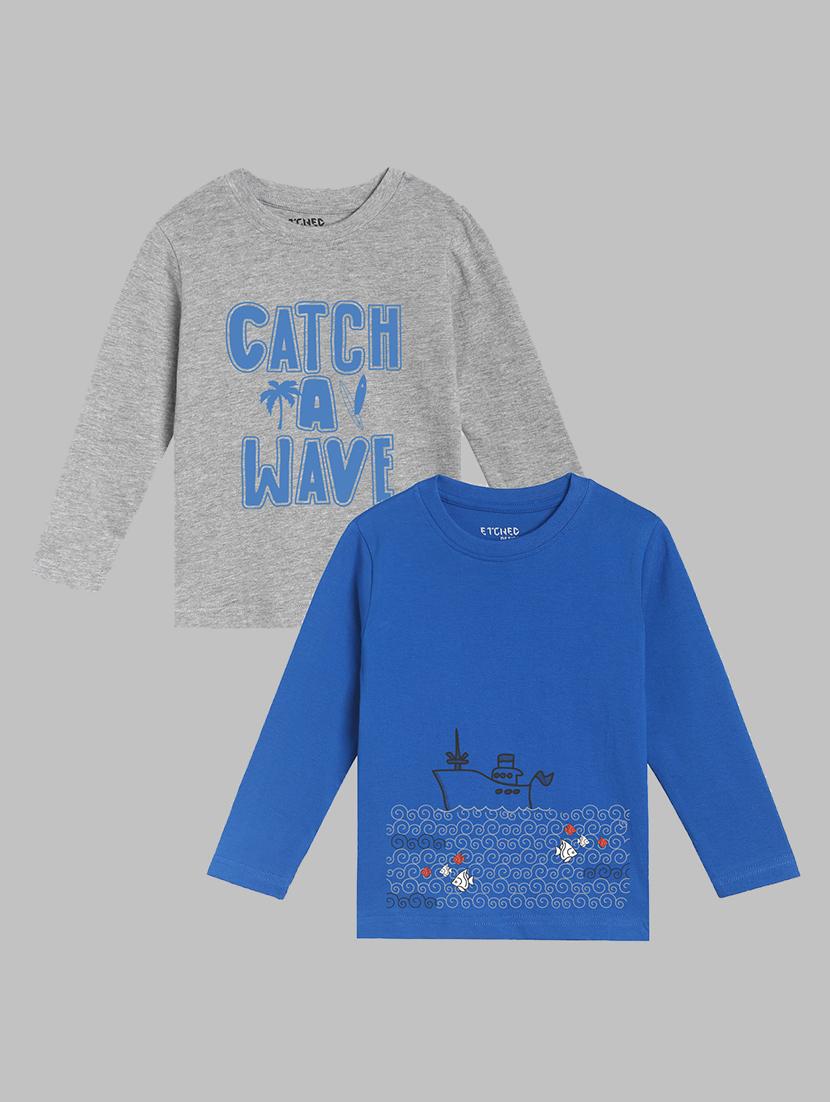 set of 2 graphic t-shirt - 18042006 - Zoom Image - 0