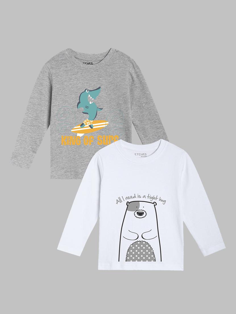 set of 2 graphic t-shirt - 18042007 - Zoom Image - 0