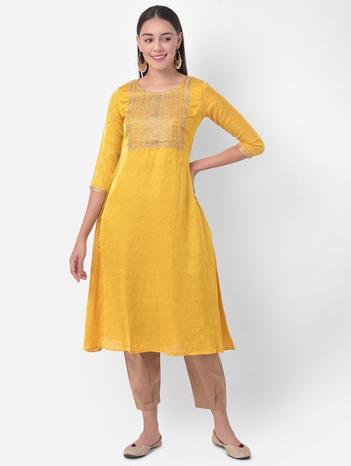 women's a-line kurta - 18047134 - Very Small Image - 1