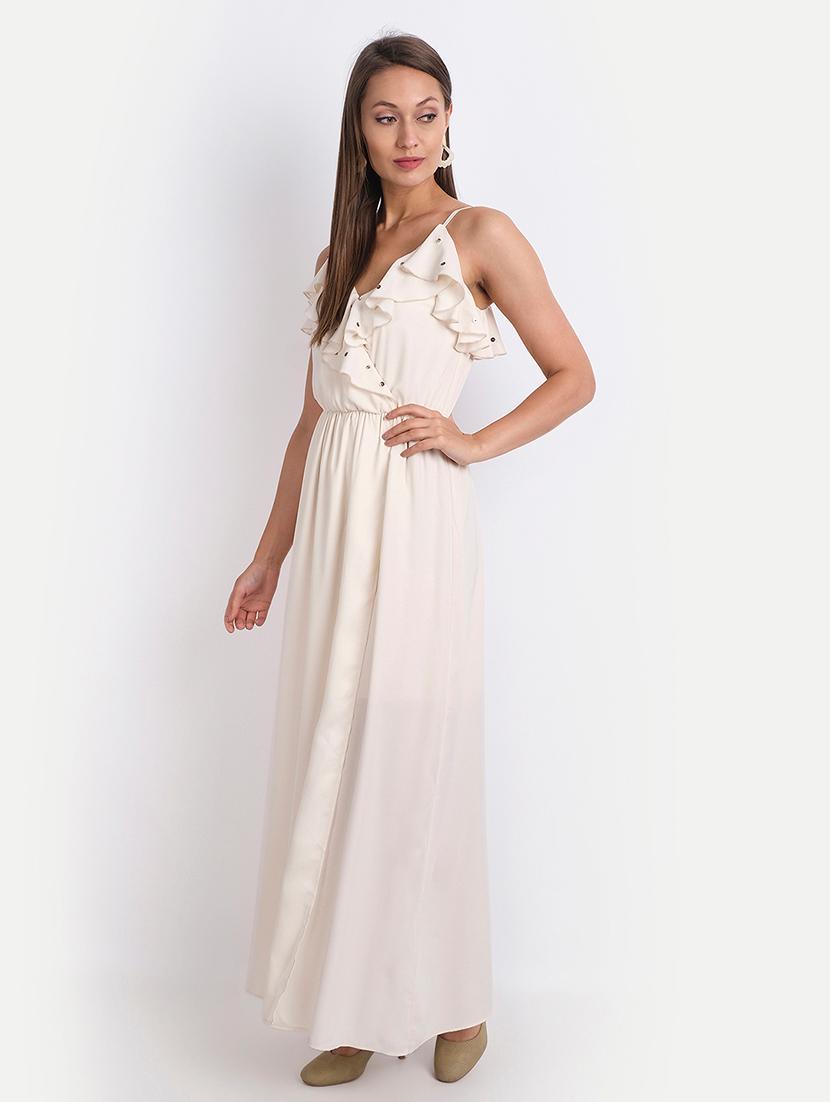 women's asymmetric maxi dress - 18051324 - Standard Image - 2