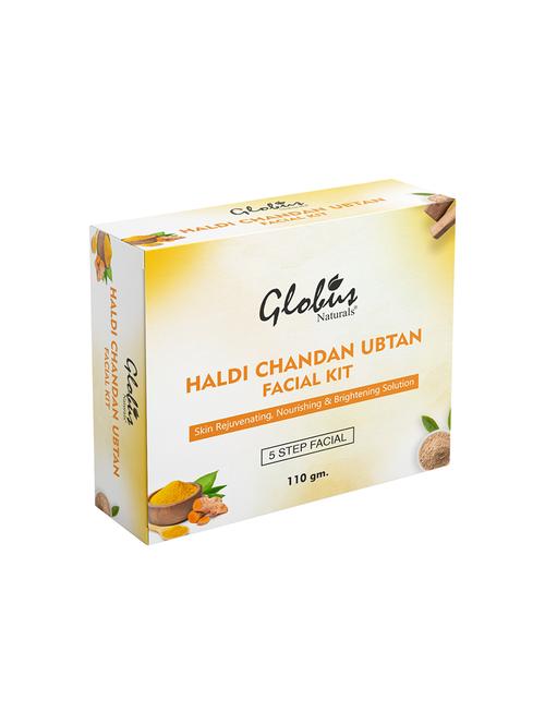 globus naturals haldi chandan ubtan brightening lightening facial kit 110 gm - 18055336 -  Standard Image - 0