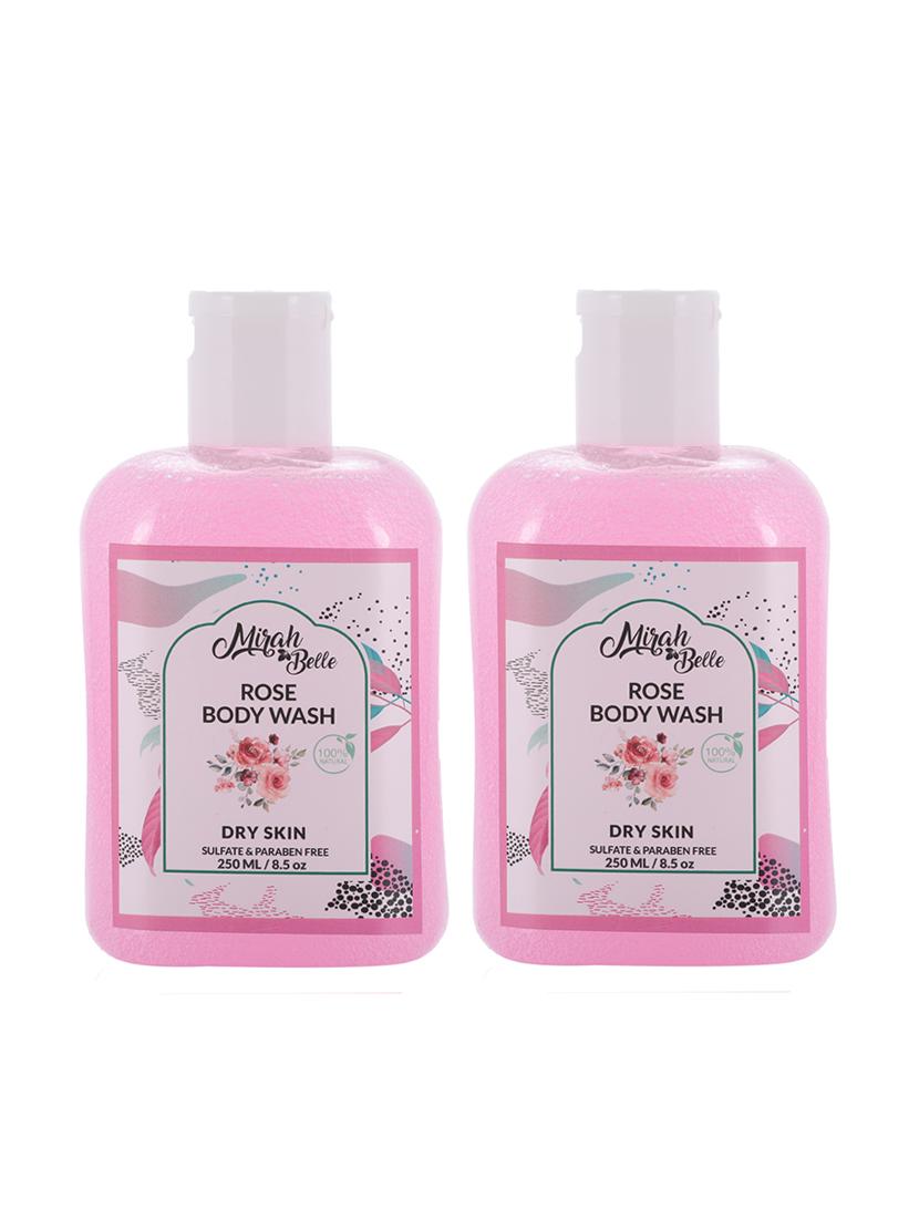 rose mulberry dry skin body wash ( pack of 2)