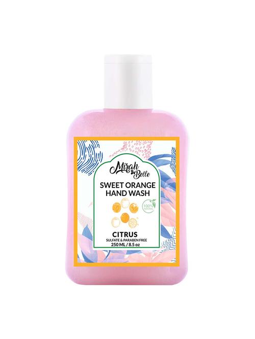 sweet orange - natural hand wash - sulfate & paraben free (250 ml) - 18107889 - Standard Image - 0