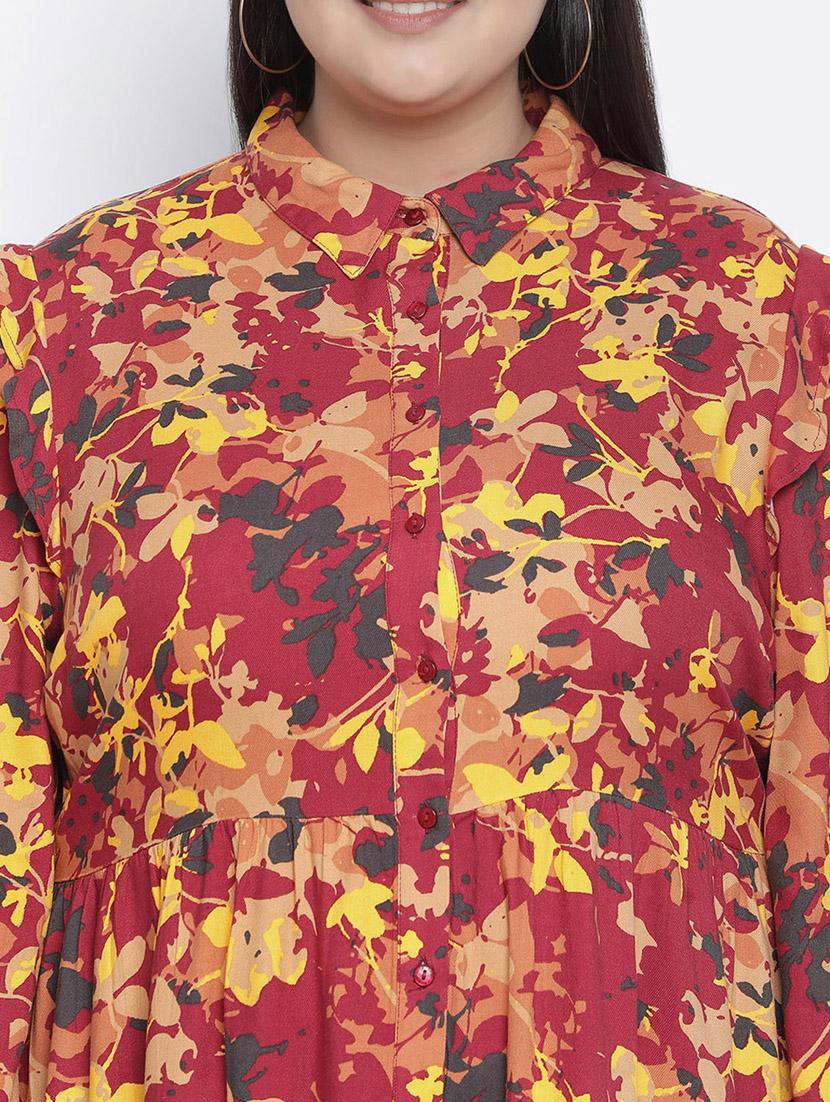 women's tiered dress floral dress - 18116225 - Zoom Image - 4