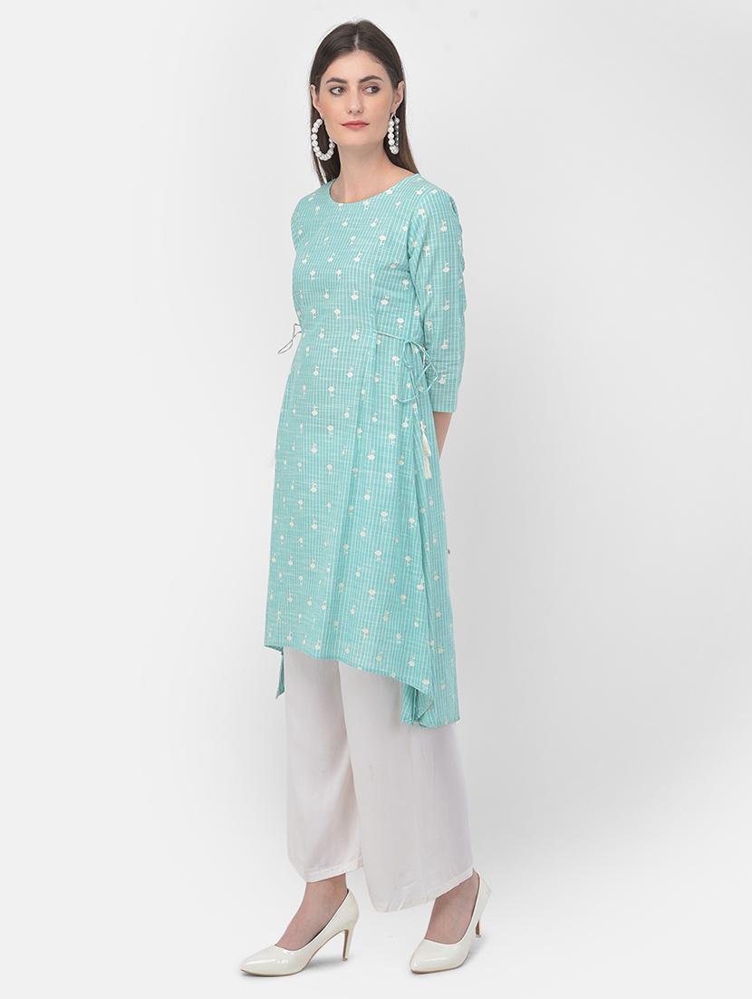 women's asymmetric kurta - 18141340 - Zoom Image - 2
