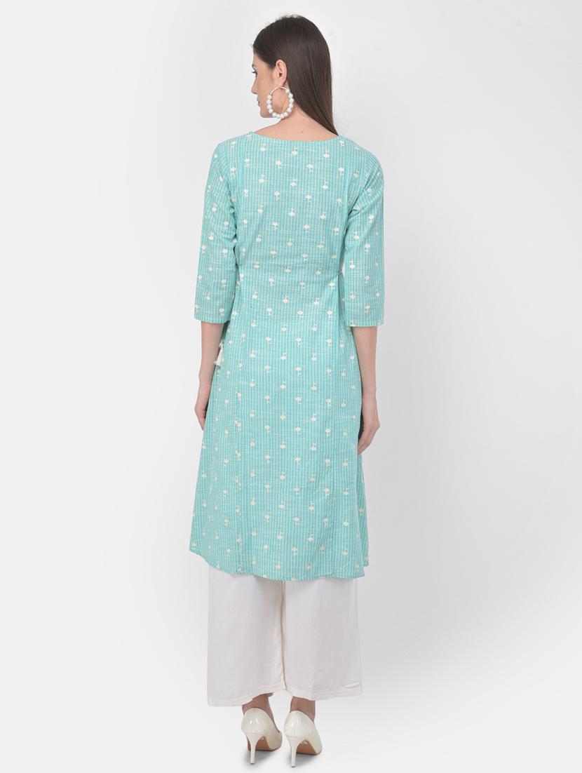 women's asymmetric kurta - 18141340 - Standard Image - 4