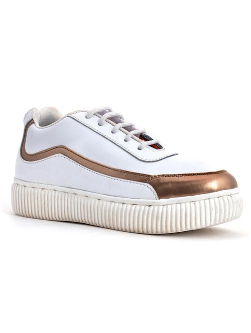 white lace-up casual shoe - 18145313 - Very Small Image - 1