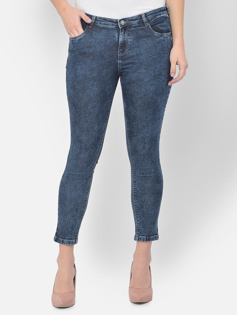 women's plain skinny fit jeans - 18152239 - Zoom Image - 0