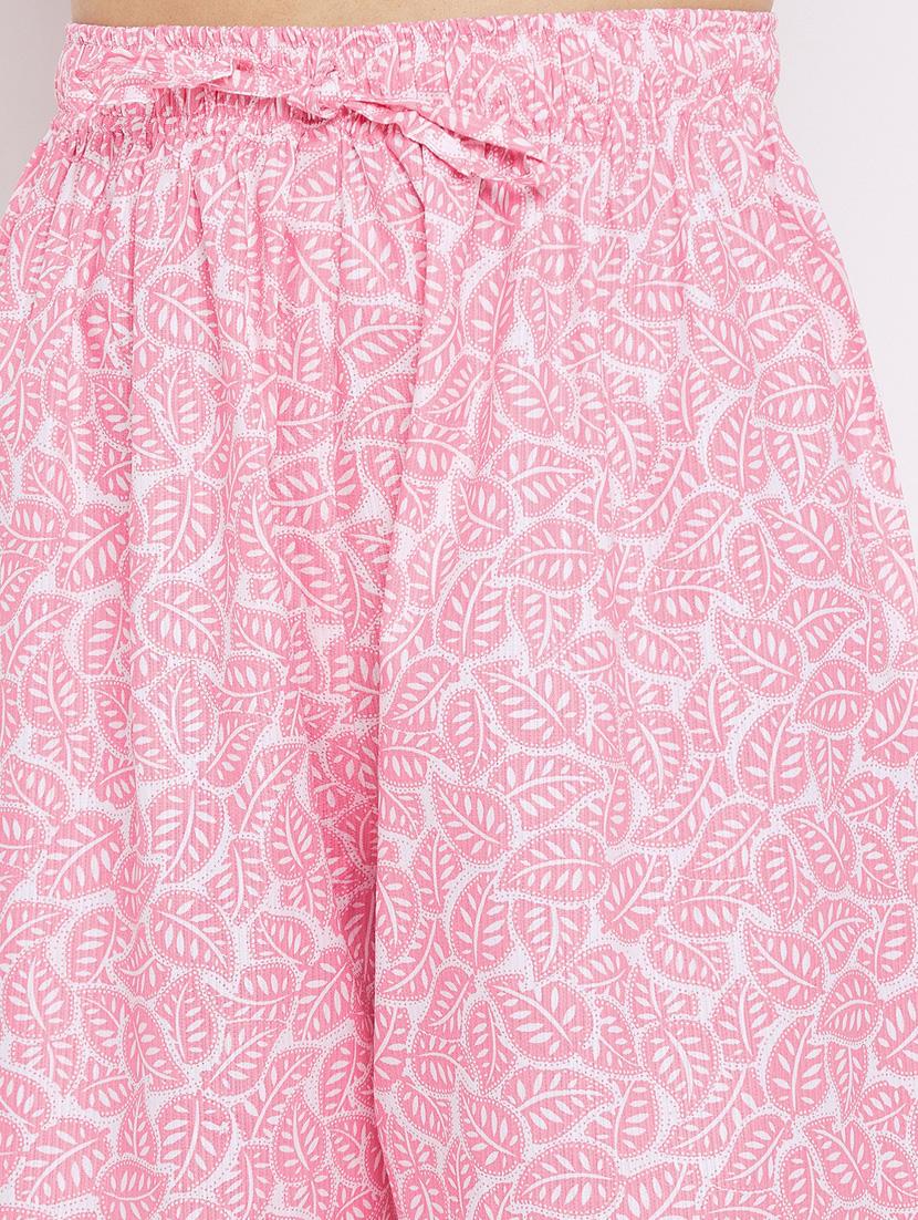 floral kurta palazzo set - 18177019 - Standard Image - 5