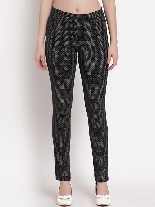 mid rise printed jegging - 18178139 - Standard Image - 0