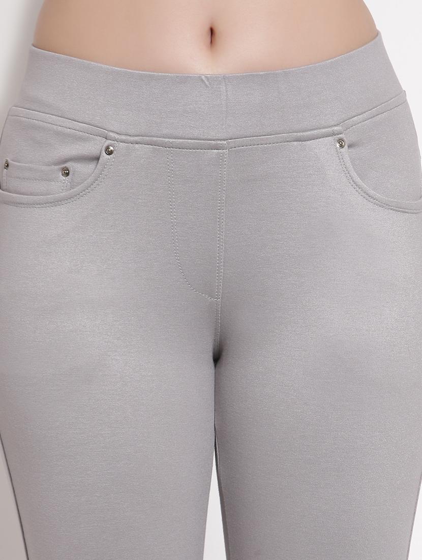 mid rise solid jegging - 18178150 - Standard Image - 4