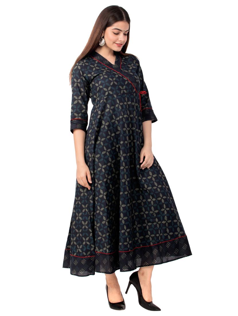 women's angrakha kurta - 18185583 - Standard Image - 3